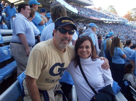 Away game at Chapel Hill, North Carolina