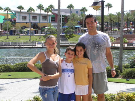 Me and the kids at Universal