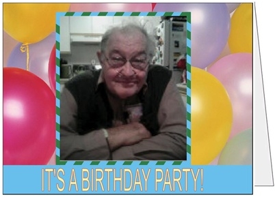 Pop's Birthday Invitation