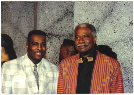 Ossie Davis and I at the Black Engineers Award
