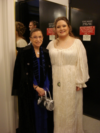 With Justice Ginsburg