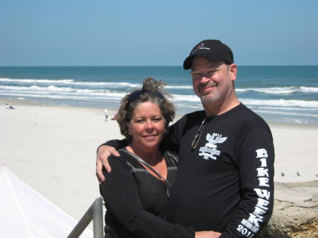 Windy and cold for  Daytona Bike Week 2011