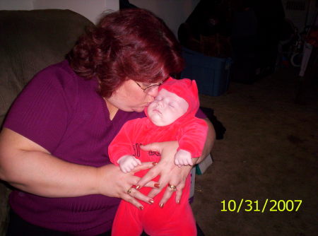 Anthonyand Grandma, Halloween 2007