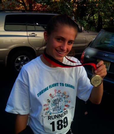 Emma Wins first distance race!