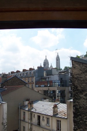 View from our room in Paris