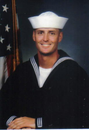 Randy Wood in the Navy