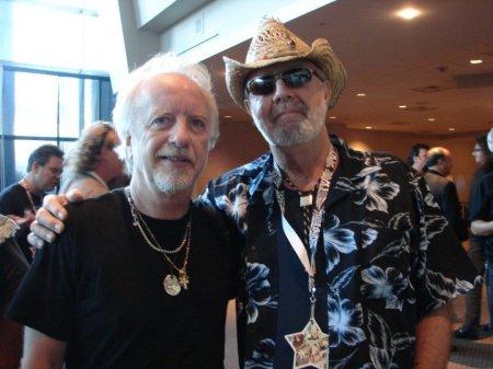 Brad Whitford/my Hubby at VIP party