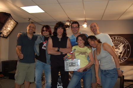 A group shot with Marky Ramone