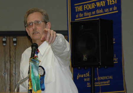 Rotary president in 2006-07