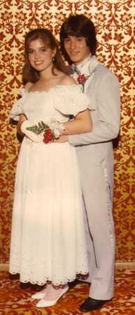 Jeannie D'Agostino and me at the prom (1984)