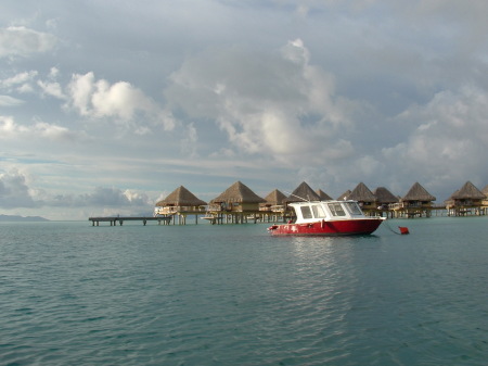Overwater huts BoraBora