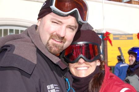 Katie and I in Vail on New Years Day