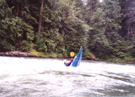 Stern squirt on the Snoqualmie River