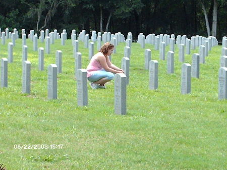 Kait visiting Grandpa