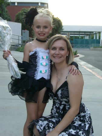 Me and Brenna after recital June 2008