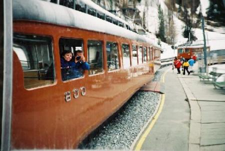 Cog Rail in Zermatt