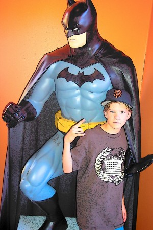 Jeremy with Batman