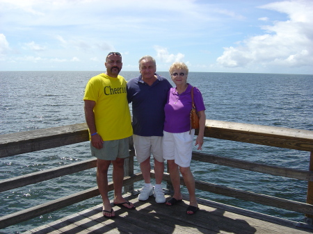 Visiting mom and dad, Naples Florida Pier '05