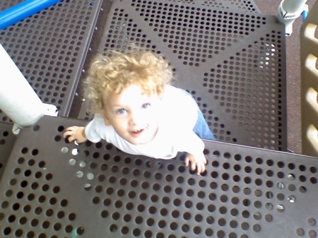 Ethan (2yrs 8mos) being adorable at the park.