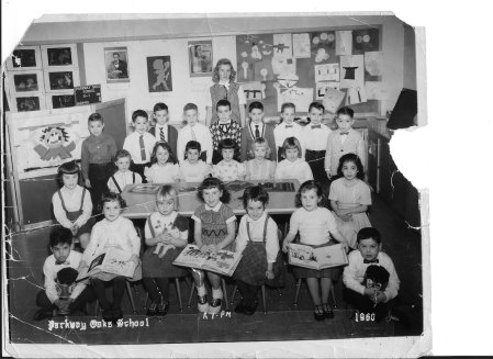 Parkway Oaks 1959-1960 Kindergarten Mrs. Saltz
