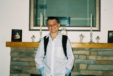 Austin - first day of 7th grade (07)