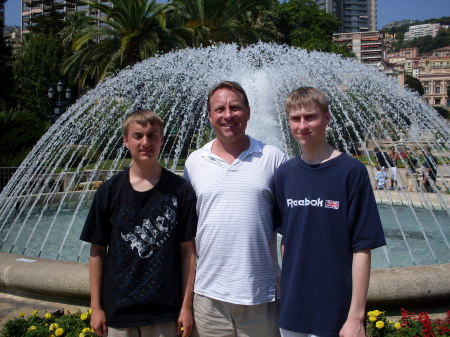 Eric, myself and Wesley in Monaco
