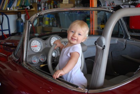 Daddy can I have the keys to the vette