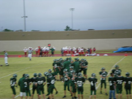 my sons football game