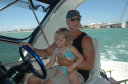 Hope at the helm with Grandpa