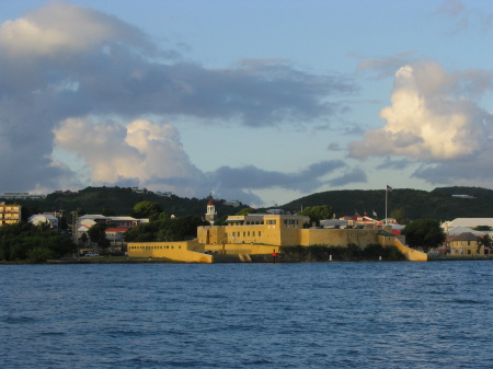 Christiansted Harbor-Fort Christiansvaern