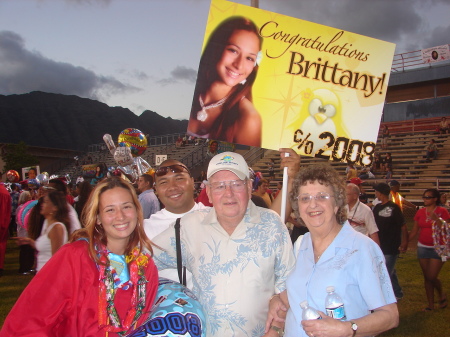 Britt's HS Graduation with "Tutu & Pa"
