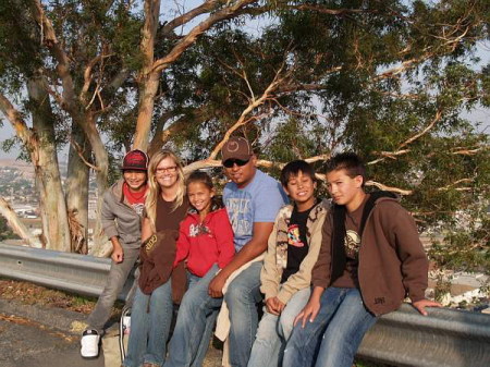 My family at a Dodger game