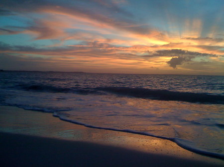 Sunset in Truks & Caicos