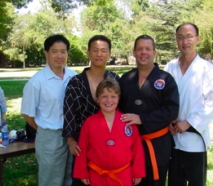 My Son Cody & I With our Taekwondo Master 2005