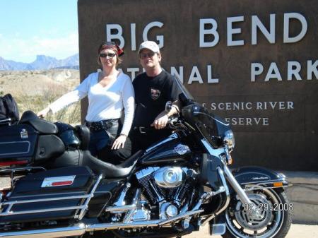 Bill & I on our Feb 2008 Big Bend Ride