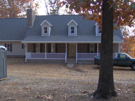 our little brown house in the woods