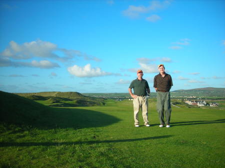 Golfing in Ireland with my brother 2006