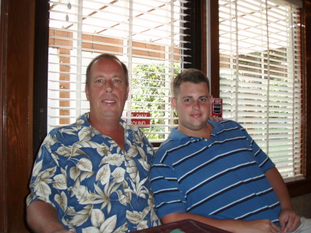 Me, and Son Greg, August 2008