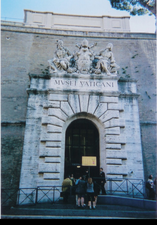 Entrance to the Sistine Chapel Rome Itlay 2008