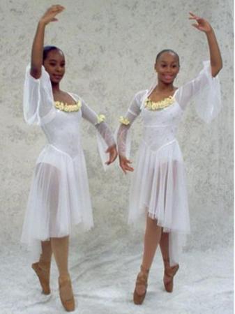 My Ballerina Jade on the left