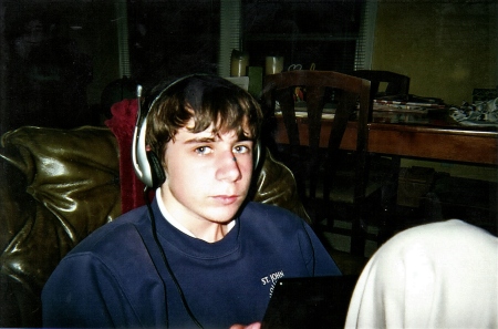 Walker - age 14- with his Nintendo