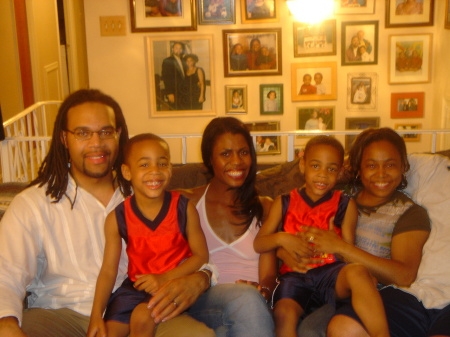 The Twins and Me at Home with Omarosa
