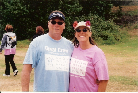 Me and Kevin- My first Avon 3 Day-2005