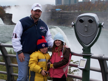 Dad, Chris and Caitlin