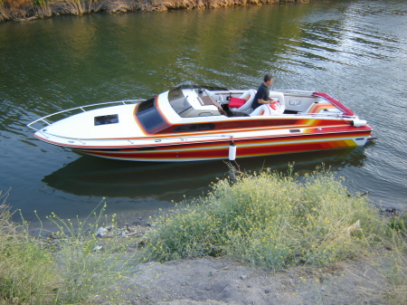 Tony and his boat