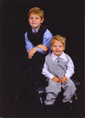 our sons Brandon and Sean