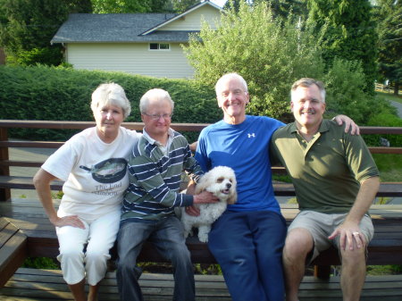 Albertini Family on the deck