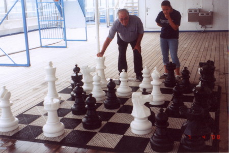 on board chess game