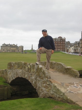 St Andrews on the 18th hole