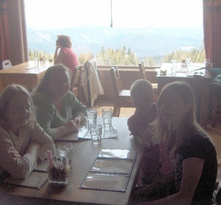 Lunch at Timberline Lodge on Mt Hood, Oregon